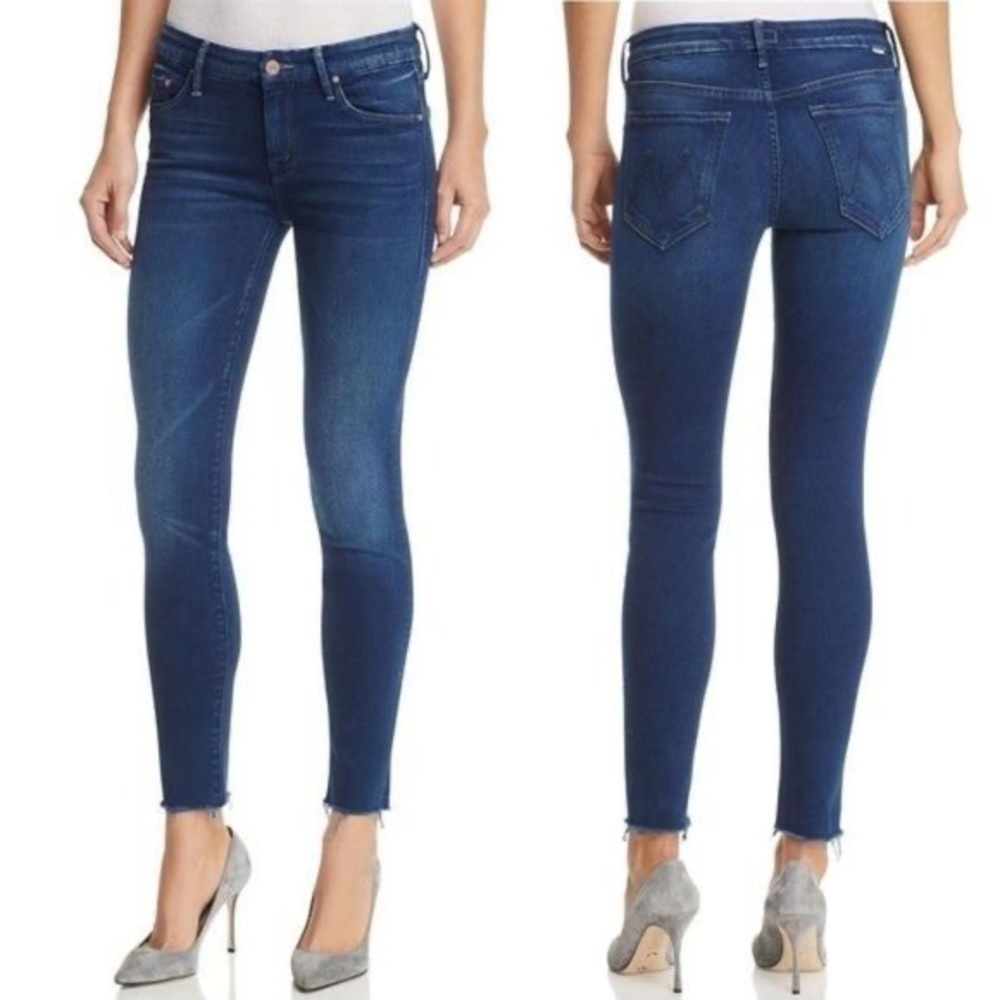 Mother ankle fray jeans